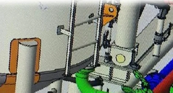 3D piping routing with valves, ladder and platform interfaces