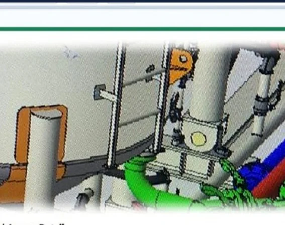 3D piping routing with valves, ladder and platform interfaces