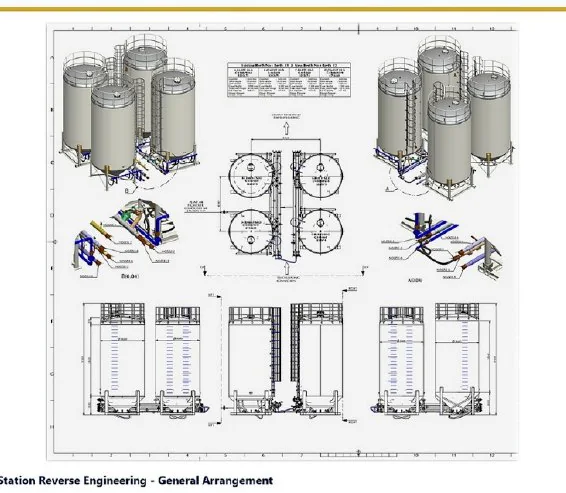 Reverse-engineered station general arrangement drawing