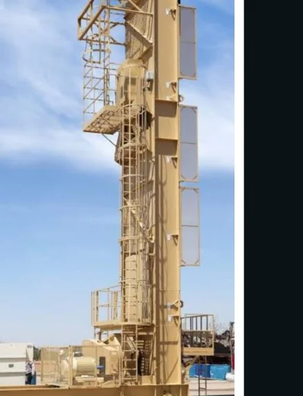 40 m lattice structural tower simulation model